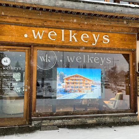 Studio Cristallin - Welkeys Lägenhet Megève Exteriör bild